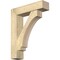 Ekena Millwork Imperial Block Rough Sawn Bracket w/ Offset Brace, Douglas Fir, 8"W x 32"D x 40"H BKT0806X32X40IMP05RDF - alternate 1